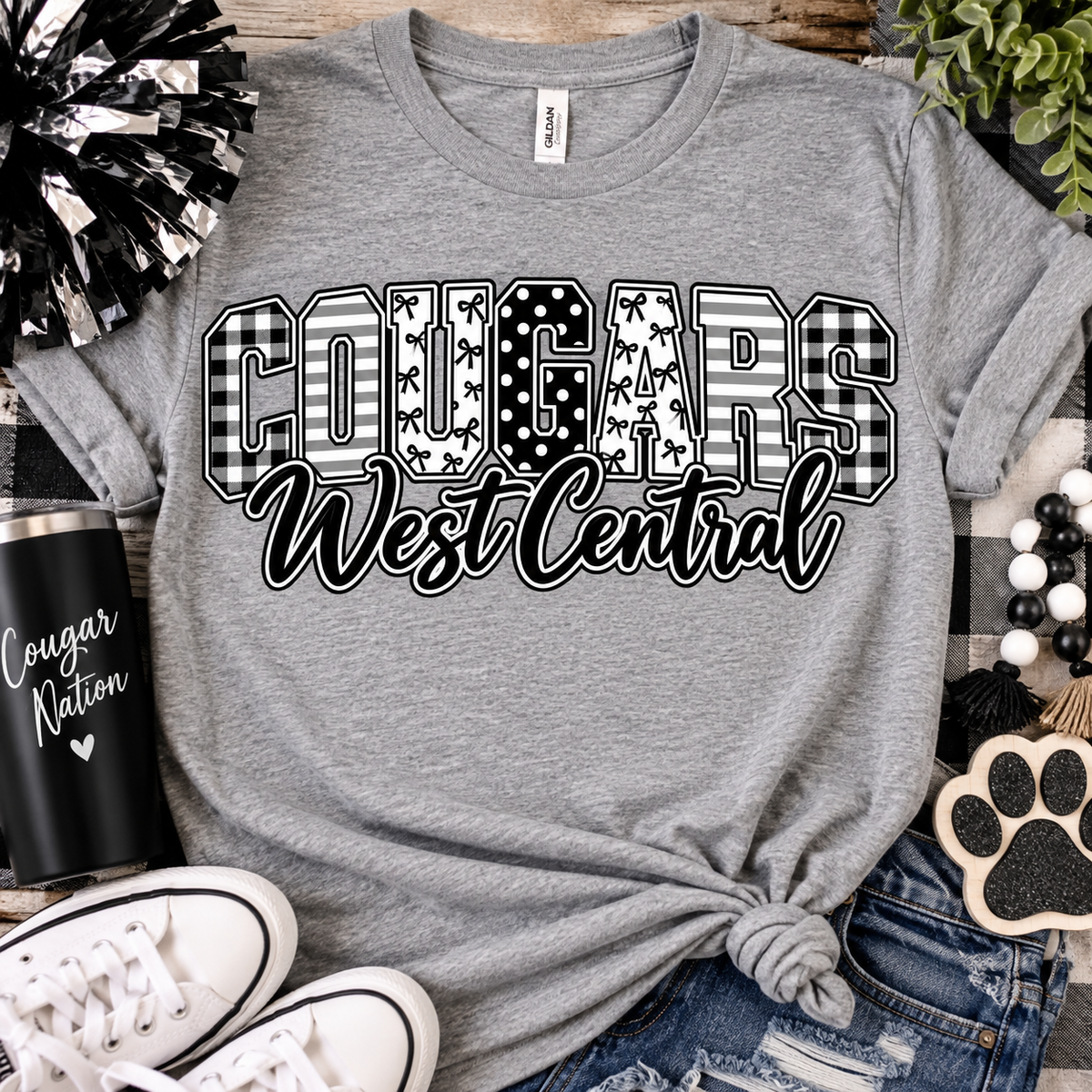 West Central Cougars Tees