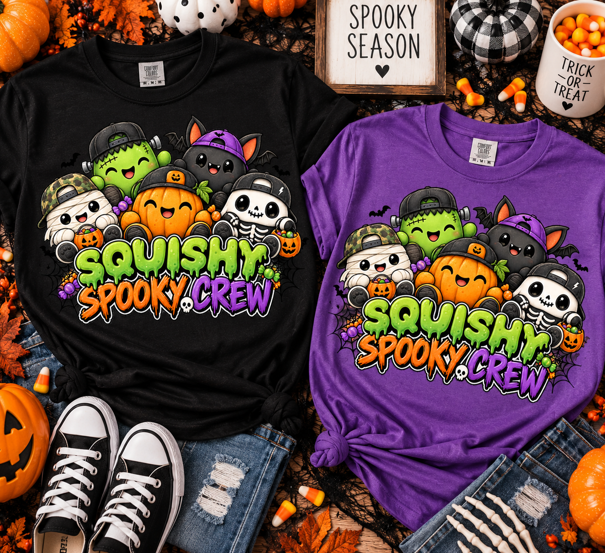 🎃 Squishy Spooky Crew Halloween Tee