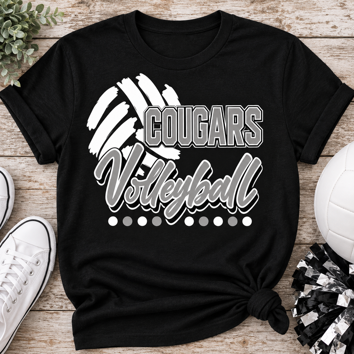 West Central Cougars Volleyball Tee