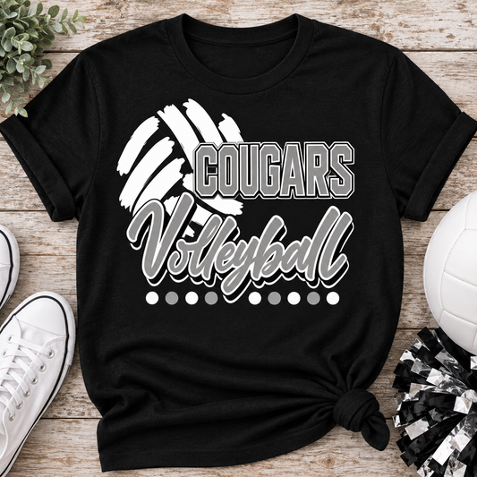 West Central Cougars Volleyball Tee