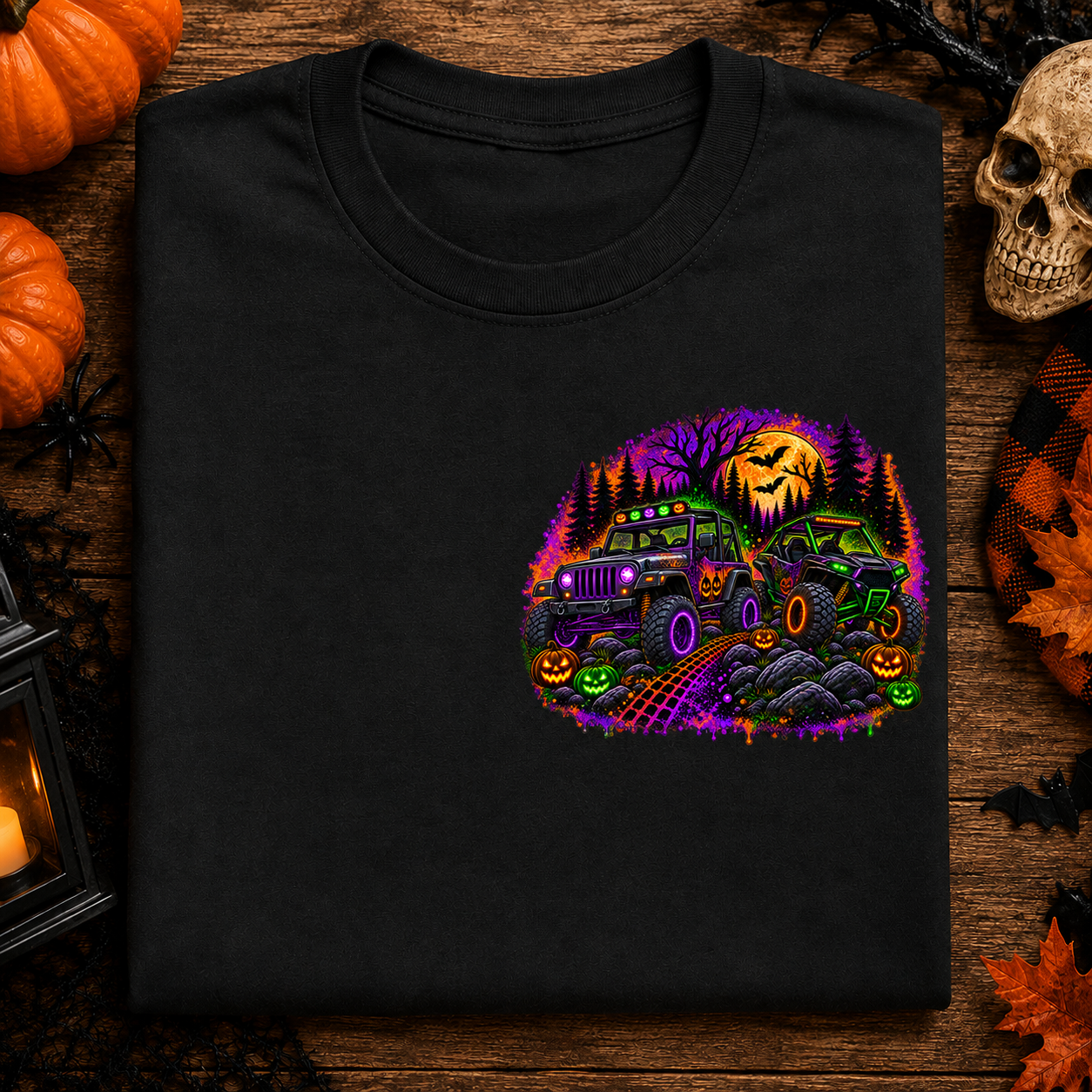 2nd Annual Glow Ride 2026 – Black T-Shirt