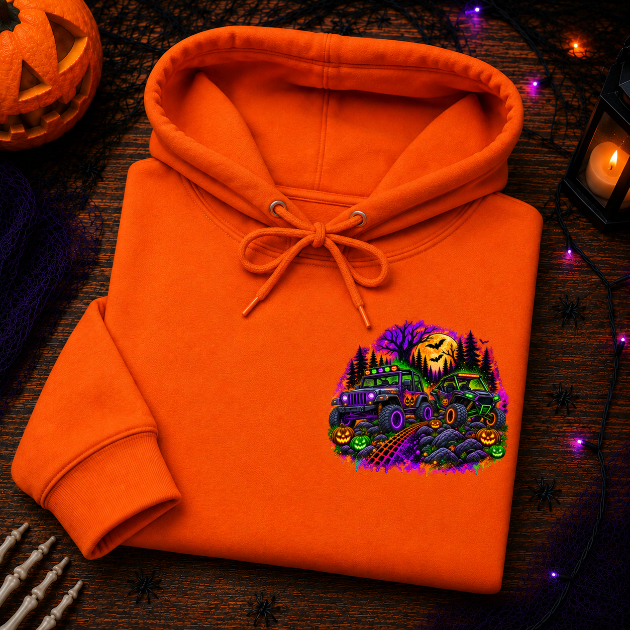 2nd Annual Glow Ride 2026 – Orange Hoodies